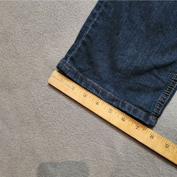 Liverpool Jeans Company Women's Sadie Straight Leg Jeans - Dark Blue Sz 10/30 - Picture 12 of 15